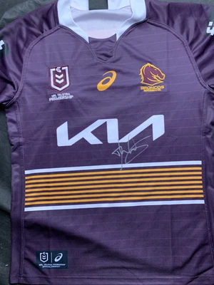 $110 • Buy Darren Lockyer Signed Brisbane Broncos NRL Jersey