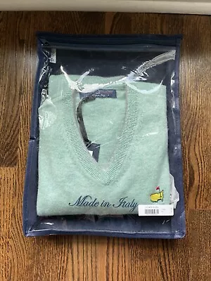 NEW 2024 Masters Augusta National Green Cashmere Sweater M • $430