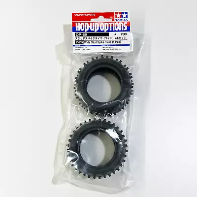 Tamiya 53059 Wide Stud Spike Tire 1 Pair. Manta Ray Super Hornet Mad Fighter • $18.50