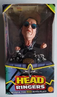 WCW Bret Hitman Hart Head Ringers Toybiz Wrestling Statue New In Box WWE • $70