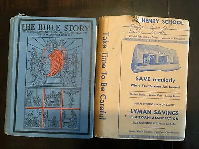 The Bible Story 1931 Vintage Textbook Benziger Brothers  • $15