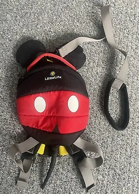 LittleLife Disney Mickey Mouse Toddler Backpack With Reins • £6.99