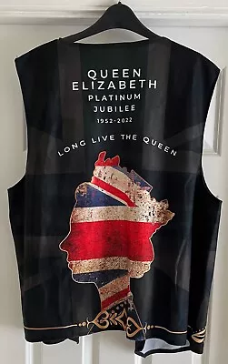 Queen Elizabeth  Platinum Jubilee  Long Live The Queen  Waistcoat - X-large • £10