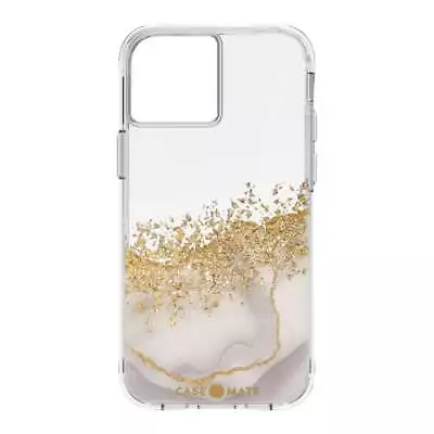 $49.95 • Buy Case-Mate Karat Marble Case For IPhone 14 Plus (6.7 ) - White