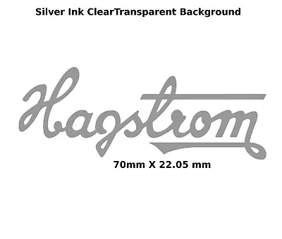 Hagstrom Guitar Decal Head Stocks Restoration Water Slide Logo 305b • $8.92