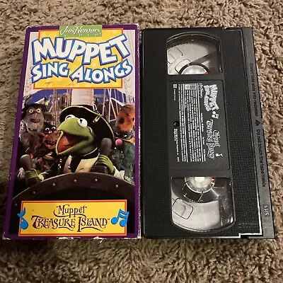 Muppet Sing Alongs - VHS Video Tape - Treasure Island - Kermit - Jim Henson • $5