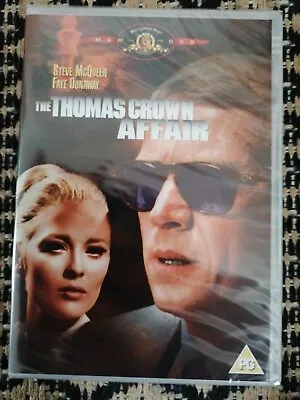 The Thomas Crown Affair Steve Mcqueen - New Factory Sealed Dvd R2 Uk Freepost • £5.99