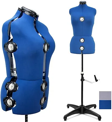 $210.70 • Buy Adjustable Mannequin Dress Form Plus Size Torso Female Tailor Sewing Seamstress 