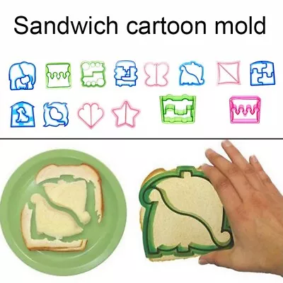 £1.95 • Buy Kids Lunch Sandwich Toast Mould Cookies DIY Mold Cake Bread Food Cutter Cooking