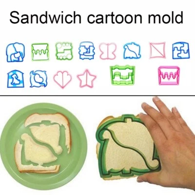 £1.95 • Buy Kids Lunch Sandwich Toast Mould Cookies DIY Mold Cake Bread Food Cutter Cooking