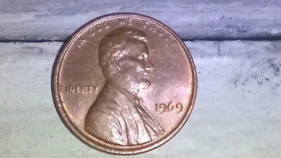 $275 • Buy 1969 S Penny Rare Find AU High Misplaced ' S ' Mint Mark Btw 9 & 6 