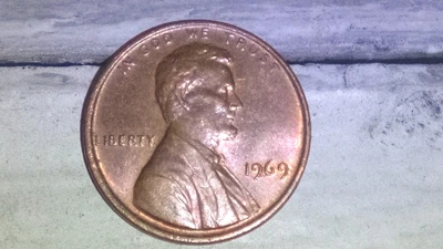 $275 • Buy 1969 S Penny Rare Find AU High Misplaced ' S ' Mint Mark Btw 9 & 6 