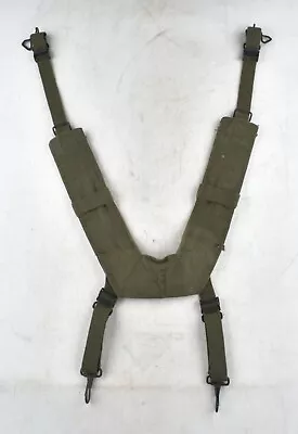 *Vietnam War US Army USMC M1956 Combat Back Field Pack Suspenders Canvas • $49.99