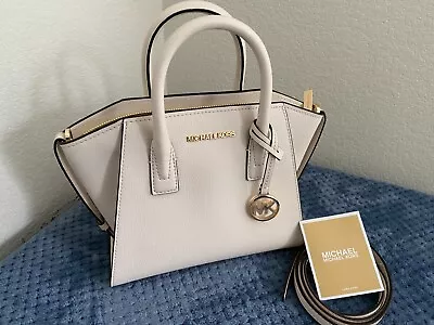 MICHAEL KORS AVRIL SMALL CROSSBODY SHOULDER BAG( Light Cream ) • $108