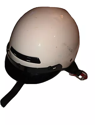 Vega White Half Helmet W/ Visor  • $17