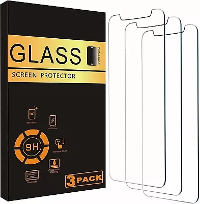 3X Tempered Glass Screen Protector For IPhone 15 14 13 12 11 Pro Max X XS XR 8 7 • $2.97