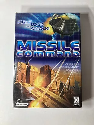 Missile Command ATARI CD-ROM (Windows 95/98) By Infogrames - The Classic Game! • $10.95