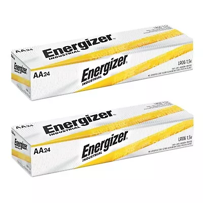 48 Energizer AA Industrial Alkaline Batteries (EN91 LR6 1.5V) • $26.11