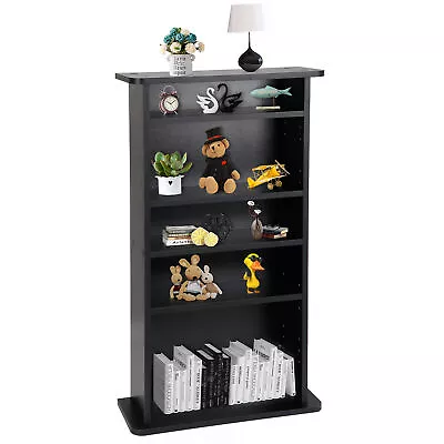 Media Storage Cabinet Tower Organize Adjustable Shelves Up To 240 CD Or 108 DVD • $36.58