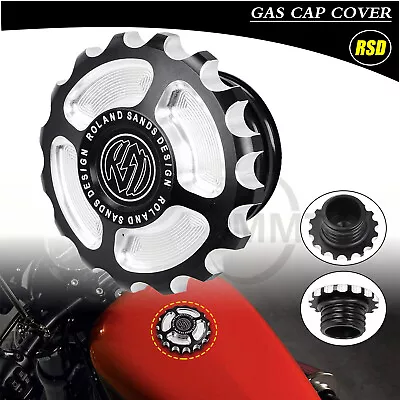 $17.08 • Buy RSD Gear Fuel Tank Gas Cap Cover For Harley Sportster Iron 883 Dyna Low Rider