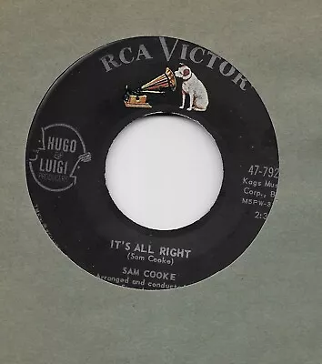 Sam Cooke  It's All Right  RCA 7927 7  45 • $4.99