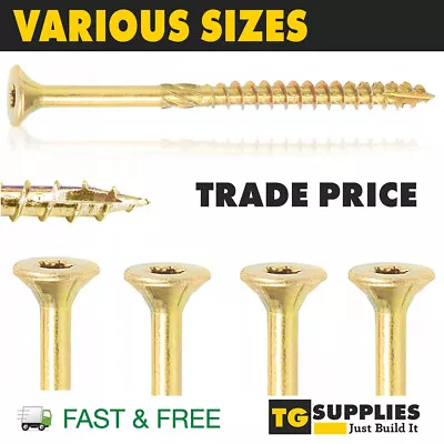 TORX Wood Screw Countersunk Self-Tapping Self-Drilling Landscaping Timber Screws • £99.99