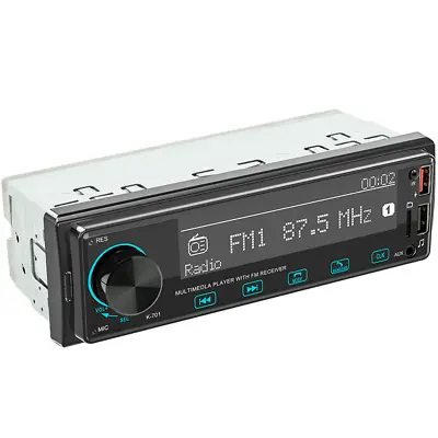 Car Radio Stereo Player Screen Full Touch Buttons BT/FM/AUX Input/TF/U Disk 1DIN • $35.90