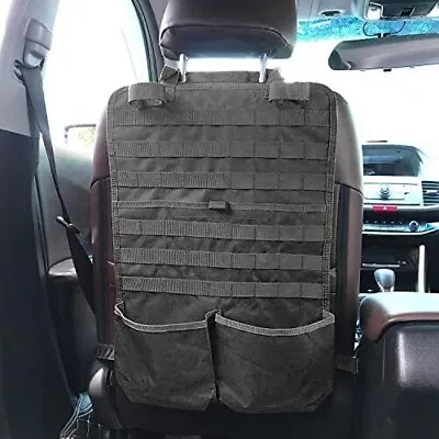 Molle Seat Back Organizer Molle Panel With Truck Gun Rack Tactical Seat Covers F • $28.49