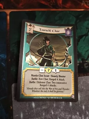 L5R CCG TCG. Legends Of The Five Rings: Tsuruchi Chae FOIL • £1.30