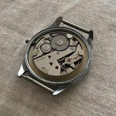 Montdor WWII Manual Wind Old Vintage Very Nice Dial Clean Movement Swiss • $45.67