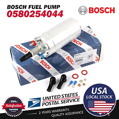 $59.99 • Buy OEM Bosch 044 300LPH Racing External Inline Fuel Pump E85 Safe 0580254044 61944