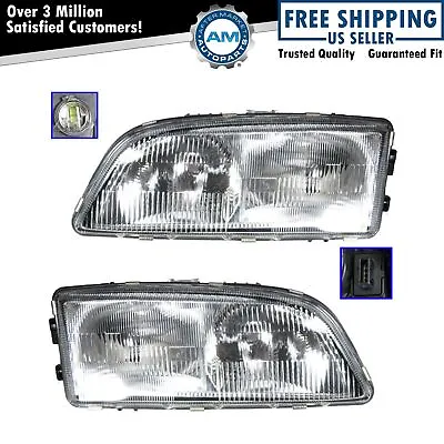 Headlight Headlamp Left & Right Pair Set For 98-02 Volvo C70 S70 V70 • $189.17