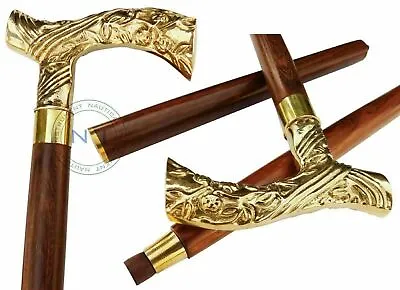 $31.32 • Buy Walking Stick Rare Derby Head Wooden Cane Walking Stick For Men And Woman Gift