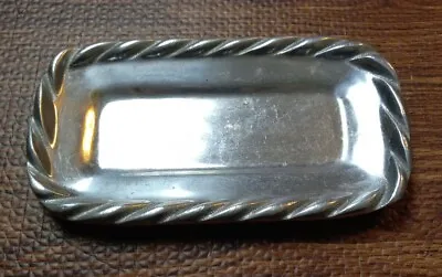 Mariposa Silver Tone Tray 7 1/4  X 4  • $20