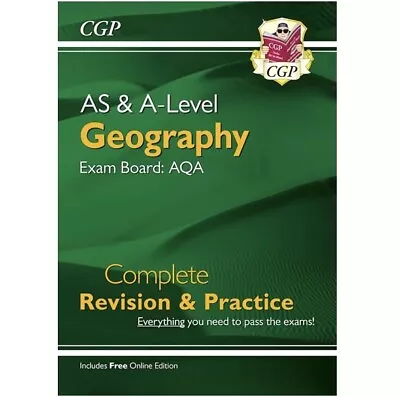 CGP GCSE GEOGRAPHY REVISION GUIDE For A Level • £12.99