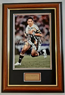 $69.99 • Buy Benji Marshall 2005 Wests Tigers Signed Action Photo Framed Memorabilia