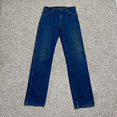 Wrangler Cowboy Cut Jeans Adult Mens 31x35 Blue Denim Dark Wash 13MWZ Retro Vtg • $16.15