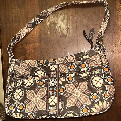 Vera Bradley Canyon Cassidy Purse Quilted Brown Retired Pattern • $19.99