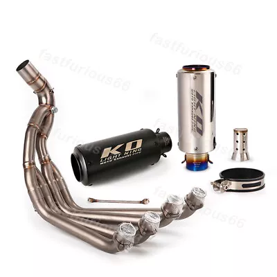 For Honda CB650R CBR650 2014-2022 Motorcycle Exhaust System Header Link Pipe Tip • $288.95