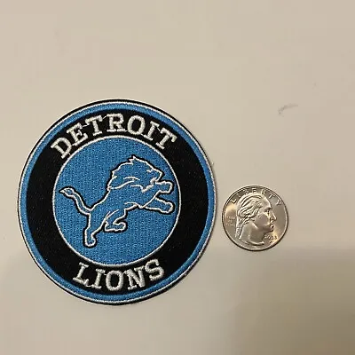 Detroit Lions Vintage Iron -on Embroidered  Patch  3  X 3  NFL A1 GRADE • $6.39