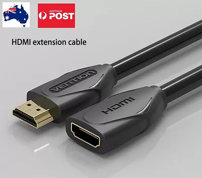 $11.99 • Buy HDMI Extension Cable Male To Female 1M 2M 3M 5M 1080P 3D 1.4V For HDTV LCD PS3