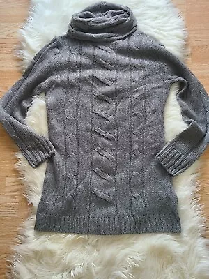 $39 • Buy Lulus Gray Sweater Cozy Heather Gray New Size L  Long