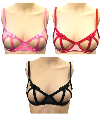 $80 Victoria's Secret Luxe Lingerie Very Sexy Strappy Unlined Balconet Bra Nwt • $24.75