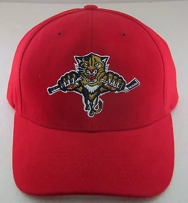 NHL Florida Panthers Red Structured Adjustable Hat By Reebok • $15.99