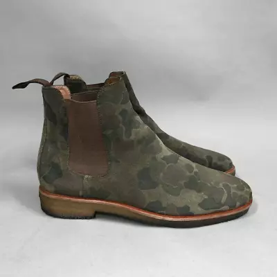 New Republic By Mark Mcnairy Men's Green Camo Chelsea Boots • $39.95