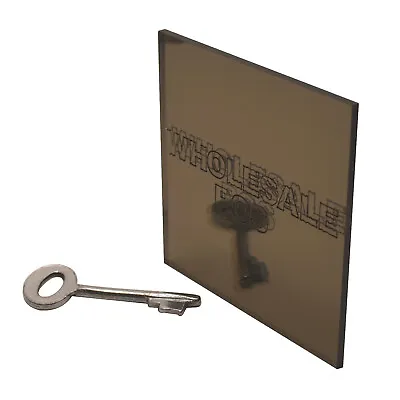 Acrylic Perspex® Bronze 2404 Mirror Plastic Sheet / A5 A4 A3 / 3mm Thickness • £5.65