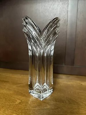 Mikasa Vase 8.5  Tall Lead Crystal Deco Design Made In Germany • $19.99