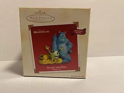 Monsters Inc. Hallmark Keepsake Christmas Ornament W/sound **set Of 2** • $34.99