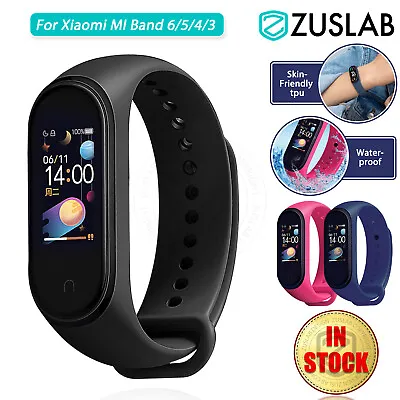 For Xiaomi Mi Band 7 6 5 4 3 Watch Band Nylon Silicone Strap Sports Wristband • $6.95