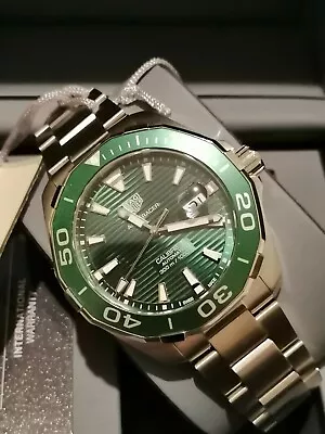 £1499.99 • Buy TAG Heuer Aquaracer Green Men's Watch - WAY201S.BA0927  THE HULK  Automatic